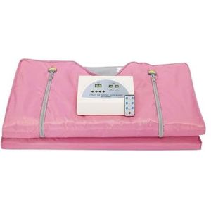 Saunadeken, Digita infrarood saunaverwarmingsdeken, Oxford saunadeken, gewichtsverlies body shaper Detox therapie Home Spa(Pink)
