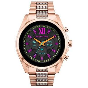 Michael Kors - GEN 6 BRADSHAW digitaal quartz horloge met roségouden roestvrijstalen band voor dames MKT5135