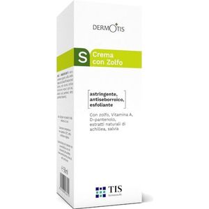 TIS - Zwavel 7% Crème - Voor Vette Acne en Seborrheic Huidverzorging - Unisex