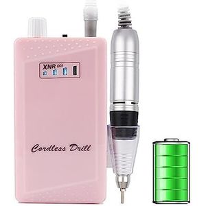 Nagelvijl elektrisch, Draagbare nagelboren, 35000 RPM elektrische professionele nagelmachine for manicure pedicure nagels, accessoires nagelgereedschap