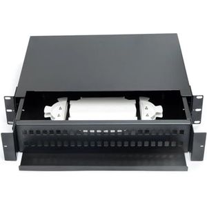 48 poort optische vezel einddoos vezelpatchpaneel SC FC LC Pigtail ODF 2U 48 single mode multimode(Color:48 CORE Empty box)