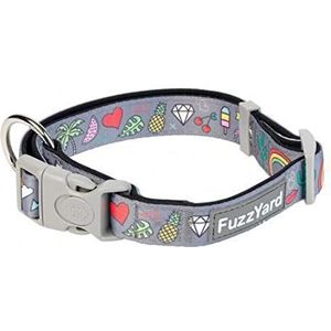 FuzzYard Coachella-halsband voor honden, maat S