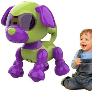 BBAUER Robothondspeelgoed met afstandsbediening - RC Hond Robot Simulator | Pet Dog Robot Simulator voor kinderen, meisjes, kinderen vanaf 3 jaar oud