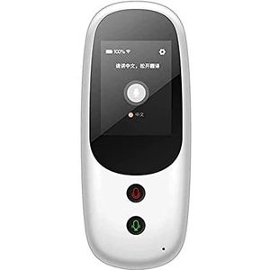Taalvertalerapparaat Realtime, slim taalvertalerapparaat, slimme taalstem 2,4-inch touchscreen 41 talen WiFi Pocket Elektronische vertalers Leren Reizen Winkelen Decoration