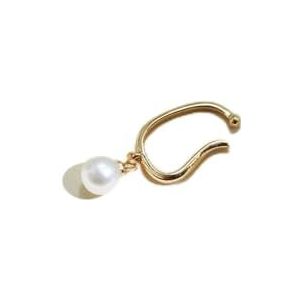 Oorclips Koreaanse vintage eenvoudige geen piercing geometrische onregelmatige parel oor bot clip oorbellen for vrouwen partij sieraden Oorbellen (Style : B)