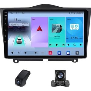 Carplay autoradio 2 Din geldt voor LADA Granta Cross 2018-2023 met Android Auto Bluetooth 9 inch touchscreen autoradio met FM-radio/DSP GPS stuurwielbediening+ achteruitrijcamera(C20)