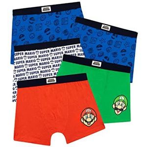 SUPER MARIO Jongens Mario Slips Pack van 5 Ondergoed voor Kinderen Veelkleurig 116