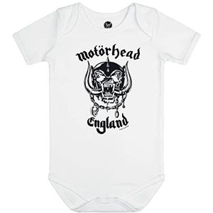 Motörhead Metal-Kids - England: Stencil Body wit 80/86 100% katoen Band merch, Bands