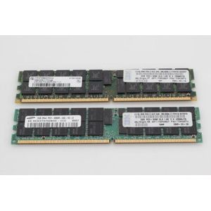 IBM 4GB (2x2GB Kit) PC2-3200 Dual Rank CL3 ECC DDR2 SDRAM RDIMM 4GB DDR2 400MHz ECC geheugenmodule