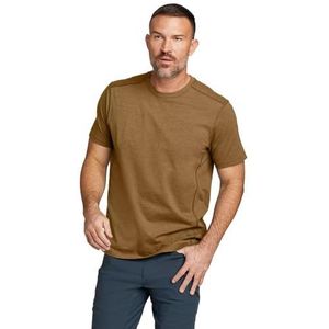 Eddie Bauer Men's Adventurer Short-Sleeve T-Shirt, Tawny, X-Large, Tall
