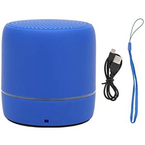 Draagbare Bluetooth-luidspreker, Bluetooth5.0-stereoluidspreker Heldere Stereo Rijke Bas Mini-luidspreker met Gekleurde Verlichting voor Buiten(Blauw)