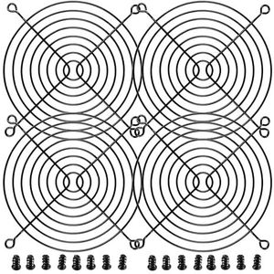 Coolerguys 120mm Black Fan Grill/Guard met schroeven (4 pack)