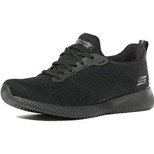Skechers - Bobs Squad Sneakers - Zwart - Gebreid Bovenmateriaal - Dames