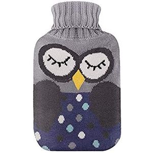 Warmwaterkruik Warmwaterkruik Met Gebreide Hoes Voor Pijnverlichting Warmte- En Koudetherapie, Rubberen Warmwaterzak Van 2 Liter Kruik Warm Winter