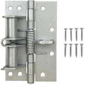 Deurveerscharnier, 90 graden veerbelast zelfsluitend deurscharnier, veelkleurig, 100x64mm(Color-c)