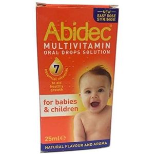 Abidec Multivitamine Drops voor baby's en kinderen van 0-3 25 ml