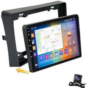 Android 13.0 2 Din Autoradio 10"" Touchscreen Auto Stereo Voor Mitsubishi L200 2018-2020 Met Draadloze Carplay Android Auto GPS Navigatie AHD Omgekeerd Beeld Stuurwielbediening(Size:P6(6G+128G))