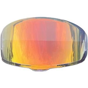 Motorhelm vizier lens, Helmvizier, Z8-schild for SHOEI RF1400 NXR2 CWR-F2 Ca-SCO Moto Shield Zonnebrandcrème Windscherm Motorhelmvizier (vizierbasis)(Revo Clear Red-day and Night)