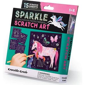 Crocodile Creek - Sparkle Scratch Art/Unicorn kleurboeken en boeken, meerkleurig, uniek (3875352)