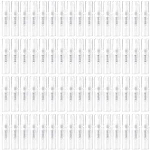 KOHAND 120 Pack Mini Sample Spray Fles, 2ml Kleine Lege Parfum Sample Flessen Verstuiver Spray Fles voor Parfum, Make-up, Sportscholen en Korte Reizen, Helder