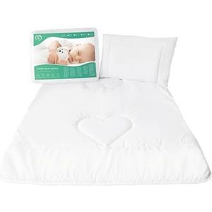 Baby Comfort - Anti Allergie Dekbed en Kussen Set - 135x100 cm - Voor Baby COT Bed