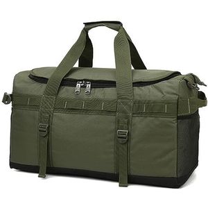 Sporttas heren outdoor grote capaciteit bagage tas schouder fitness handtas, Groen, 60x28x35cm