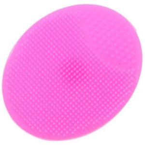 Silicone Massage Cleansing Brush, Universal Face Wash Brush, Multifunctional Face Scrubber For Deep Cleaning Skin Care (Color : Rose)