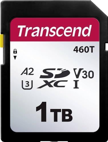 Transcend - TS1TSDC460T-VS1 SD-kaart - 1 TB - SDXC - U3 - UHS-I