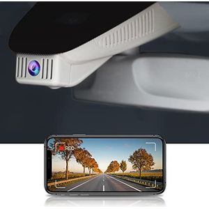 FITCAMX Dash Cam Compatibel met Mercedes-Benz C-Klasse GLC, 4K Dedicated Car Recorder (Model 6251), UHD Video WiFi, Benz OEM-accessoires, Collision Detection, met 64GB-kaart