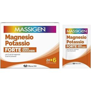 Massigen Magnesium Kalium Sterk Suikervrij 30 zakjes