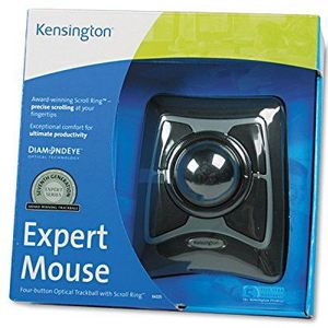 Kensington - Expert Mouse - Kabelgebonden Trackbalmuis - Zwart - USB