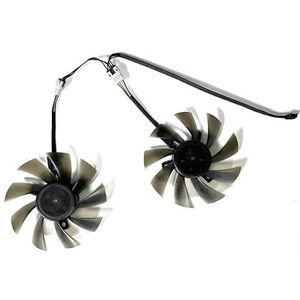 2 stuks koelventilator voor Gigabyte voor GeForce GTX 1060 G1 grafische kaart GTX1050 TI RX 480 470 koelventilatoren T129215SU PLD09210S12HH(Double ball)
