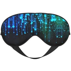 Blue Line Printing Veelzijdige Rest Helper, Zacht Slaap Oogmasker Dubbelzijdig voor Yoga, Camping, Zacht Slaap Oogmasker