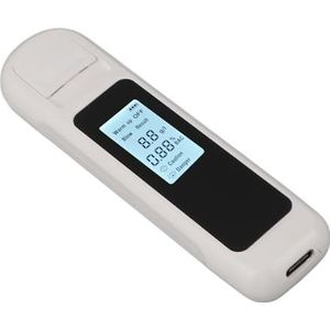 Alcohol Tester, Betrouwbare Digitale Alcohol Tester USB Charge voor Thuis (Wit)