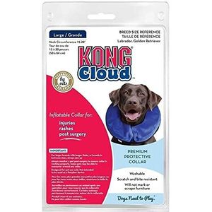 Kong - Wolkenhalsband, opblaasbare halsband, voor letsel, uitslag en na operaties, voor grote honden