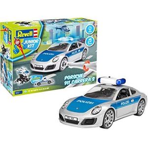 Revell 818 00818 Porsche 911 Politie Automodel Bouwpakket 1:20, lengte ca. 23,8 cm