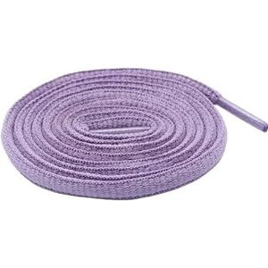 THEDAYBABY 5Pairs Ovale Sneakers Schoenveters Half Ronde Atletische Schoenveters Klassieke Ronde Schoenveter Volwassen Unisex Casual Laarzen Veters Shoestrings, 10 Licht Paars, 7 3/8