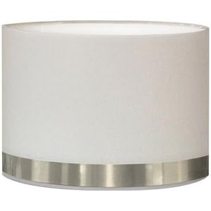 Lumlum Lampenkap Wit en Aluminium Jonc Vloerlamp D: 45 x H: 25