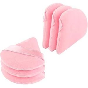 Mini Triangle Powder Puffs Herbruikbare Beauty Blender Wasbare spons Cosmetische poederapplicator Foundation Make-up Accessoires (Color : 6pcs-PK)