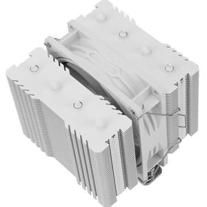 Thermalright Peerless Assassin 90 SE Witte CPU-koeler, 4 heatpipes CPU-luchtkoeler, Dual Towers en PWM-ventilator, met 2200 tpm Speed CPU-koeling, voor Intel LGA 1700|1851|1150|1151|1200; AMD:AM4|AM5