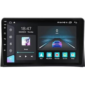 Android 14 autoradio voor VW Volkswagen Multivan T5 2003-2015 Carplay Wireless Android Auto,Dubbel Din autoradio 9 Inch met Navigatie Bluetooth WiFi GPS HiFi RDS/FM+AHD(H6 6G+128G)