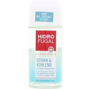 Hidrofugal Sterk & verkoelend roll-on (50 ml), verfrissende deodorant roll-on met koeleffect en aloë vera, deoroller zonder ethylalcohol voor een langdurig fris gevoel