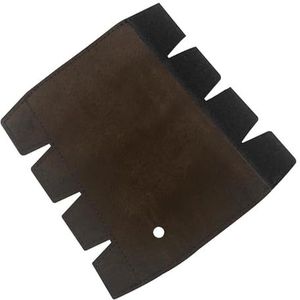 Franse Hoorn Handvat Cover Messing Instrument Handbescherming Pad Antislip Mat Cover Onderdelen Franse Hoorn Muziekinstrument Accessoire (Color : Brown)