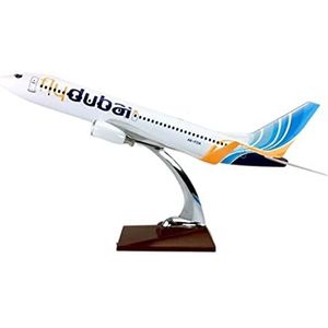 Schaalmodel Vliegtuig 40 Cm Voor Fly Dubai 737 B737-800 Airlines 1/111 Schaal Vliegtuig Luchtvaart Model Speelgoed Vliegtuig Gegoten Plastic Vliegtuig Collectie