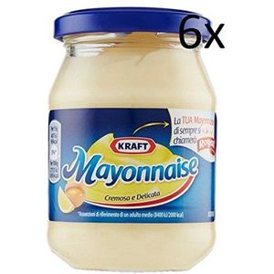 Mayonnaise Mayo Classic Fritessosse, saus, saus, glas, 175 g, 6 stuks