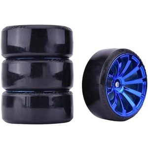 MANGRY 4 Stuks Drift Autoband Velg Harde Wielband 1/10 RC Auto Voertuig Deel Fit for Traxxas for HSP for Tamiya for HPI for Kyosho On-road Drifting (Size : Tire 1085 607)
