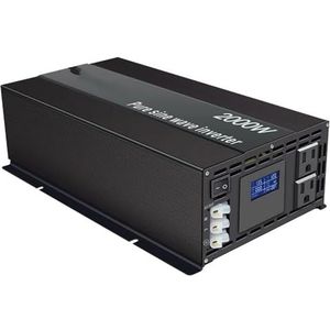 Spanningsomvormer 4000W Piek 2000W Zuivere Sinusomvormer Accu 12V/24V/36V/48V DC Naar 120V/220V/230/240V AC Zonnepaneel/windomvormer Stroomomvormer(48V,230V)