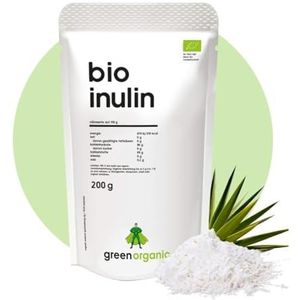 Inuline poeder BIO 200 g | Vezel uit de agave | goed oplosbaar in water | ideaal voor dranken en voor koken en bakken te gebruiken (200 g, inuline)
