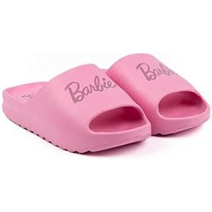 Barbie Girls Sliders Kids Teens Roze Iconische Doll Logo Sandalen | Beachwear Badmode Zomer Schoeisel Schoenen