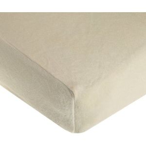 American Baby Company Hemelse zachte chenille hoeslaken voor standaard wieg en peuter, ecru, voor jongens en meisjes, 1 stuk